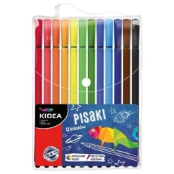 Pisaki w etui 12 kolorów KIDEA - DERFORM