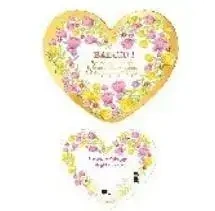 Laurka dwustronna Serce Babcia - Magiczne kwiaty - Henry