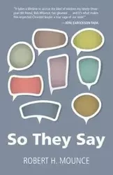 So They Say - Robert H. Mounce
