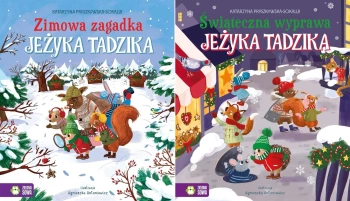 Świąteczna wyprawa Jeżyka Tadzika + Zimowa zagadka jeżyka Tadzika PAKIET - Katarzyna Pruszkowska-Sokalla