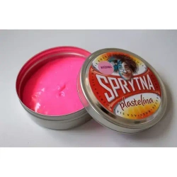 Sprytna Plastelina, żywe kolory, różowa 18g