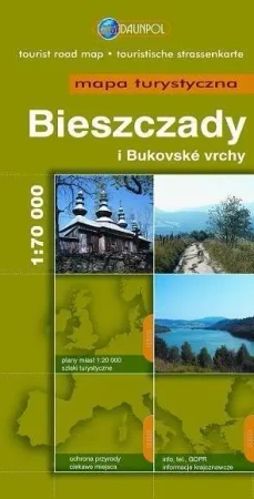 Mapa Turystyczna EuroPilot. Bieszczady br - praca zbiorowa