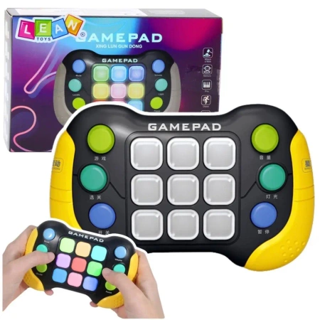 Gra zręcznościowa Game Pad Pop-It led - Leantoys