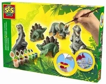 Zestaw do wykonywania odlewów Dinozaury - SES NL