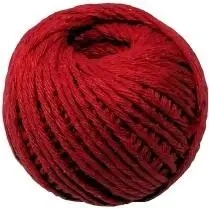 Sznurek bawełniany czerwony 1,5mmx50m - Ziemia Obiecana