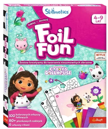 Skillmatics, Foil Fun. Koci Domek Gabi. Zestaw kreatywny