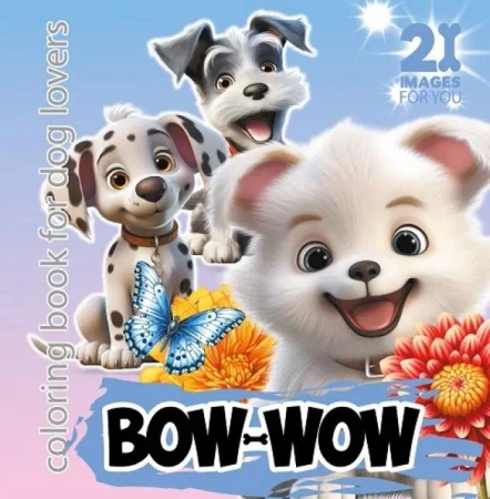 Kolorowanka 160x160 Bow-Wow niebieska - Fresh