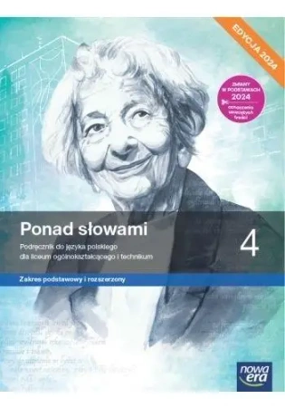 J. Polski LO 4 Ponad słowami Podr. ZPiR 2024 - praca zbiorowa
