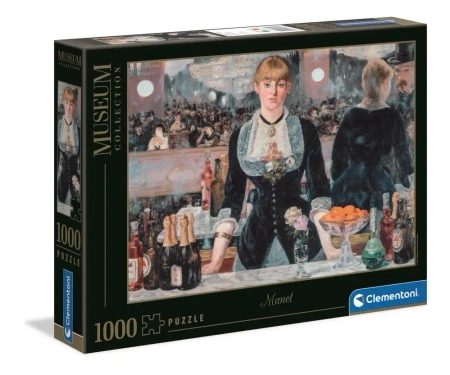 Puzzle 1000 muzeum Manet A bar at the Folies-Bergere 39661 - Clementoni