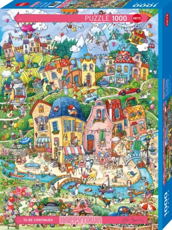 Puzzle 1000 elementów. Szczęśliwe miato. Dzień dobry, Berman
