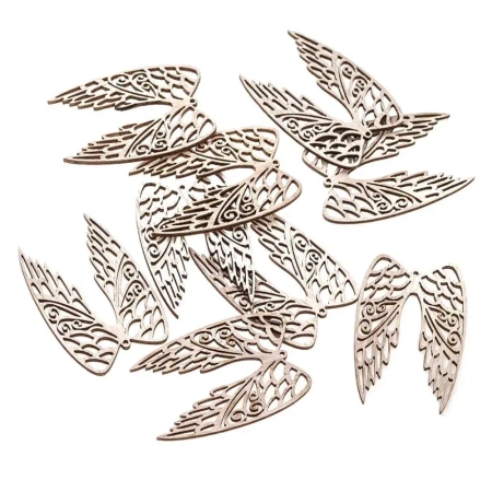 Drewniane skrzydła 6cm 9szt - Dalprint dpCraft