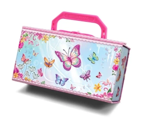 Szkatułka zamykana na zamek z szyfrem motylki - Pecoware