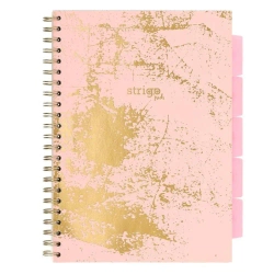 Kołozeszyt Pads A4/100K kratka Marmur różowy - Strigo