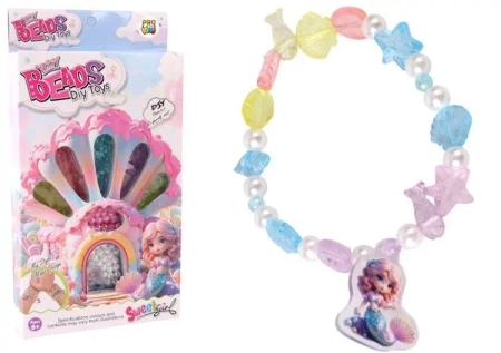 Akademia mody bransoletki kolorowe domek syrenki - Pro Kids