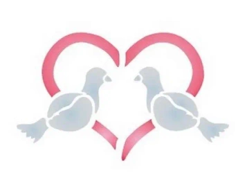 Szablon zmywalny 12x15cm - Galeria Hobby