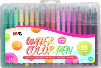Pisak artystyczny pędzelkowy 36 kolorów M&G - MG