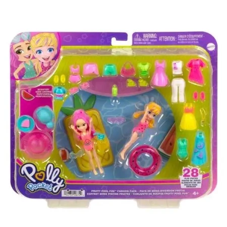 Polly Pocket Zestaw modowy duży z 2 lalkami HKV95 - Mattel