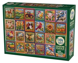 Puzzle 1000 Wiejskie życie 113526 - Cobble Hill