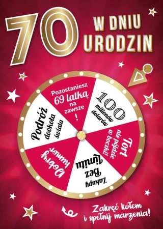 Karnet Urodziny 70 - Armin Style