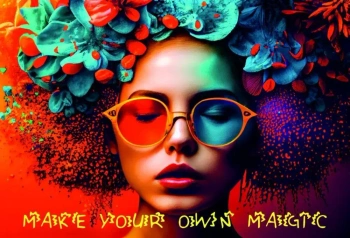 Mata mała dwustronna z nadrukiem color mind - Panta Plast