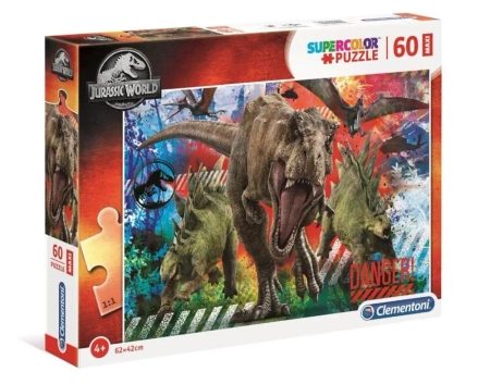 Puzzle 60 Maxi Super Kolor Jurassic World - Clementoni
