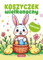 Koszyczek wielkanocny z naklejkami - Natasza Korpik