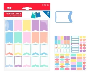 Naklejki imienne 2 arkusze - MP Main Paper