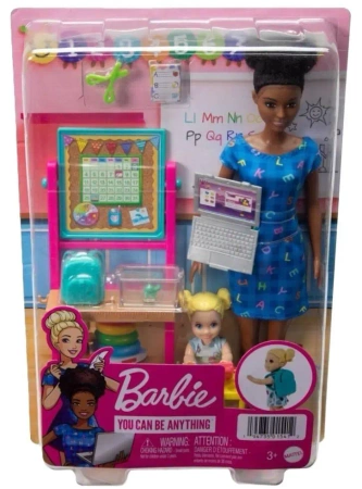 Barbie Lalka Naucielka z uczennicą HCN20 - Mattel
