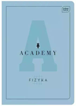 Zeszyt A5/60k kratka Fizyka Academy Int Fol A 10