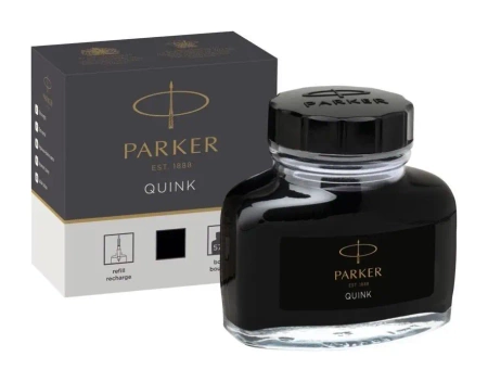 Atrament Quink w butelce czarny - Parker