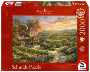 Puzzle 2000 PQ T. Kinkade Winnica 108394 - Schmidt Puzzle