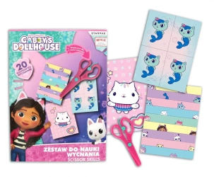 Zestaw do nauki wycinania A4 z nożyczkami Gabby - STARPAK