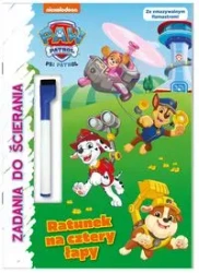 Psi Patrol. Zadania do ścierania. Ratunek na... - praca zbiorowa