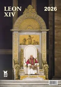 Kalendarz 2026 ścienny Leon XIV - praca zbiorowa