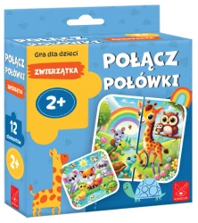 Połącz połówki Zwierzątka - Kangur