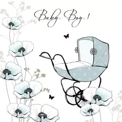 Karnet Swarovski kwadrat CL1211 Narodziny - Clear Creations