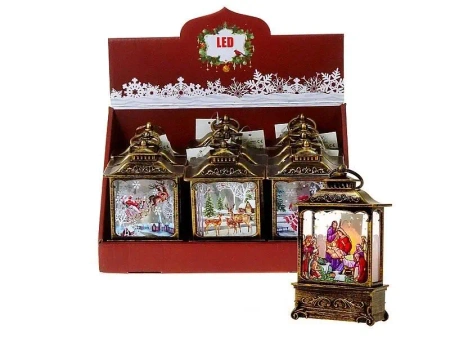 Lampka ledowa z motywem świątecznym (12szt) - ADAR