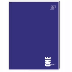 Zeszyt A7/80k kratka oprawa twarda One Color Int A 20pg