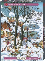 Puzzle 1000 elementów. Raj w zimie, Ryba