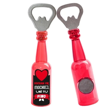 Otwieracz z magnesem Kocham Cię mocniej niż Ty... - Be-Happy Gifts