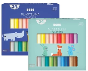 Plastelina 24 kolory BB Kids mix - INTERDRUK