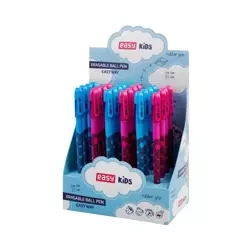 Długopis wymazywalny niebieski (24szt) EASY - Easy Stationery
