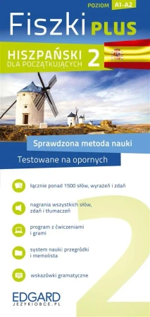 Hiszpański Fiszki PLUS dla początkujących 2 - praca zbiorowa