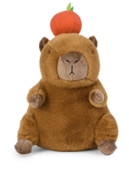 Maskotka Kapibara z jabłkiem 25cm - Daffi