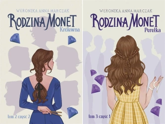 Rodzina monet. Zestaw 6 książek. Tom 1-4 - Weronika Marczak