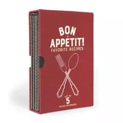 Zestaw 5 notatników na przepisy Bon Apettit - Designworks Ink