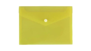 Teczka koperta A5 satyna żółta - Biurfol