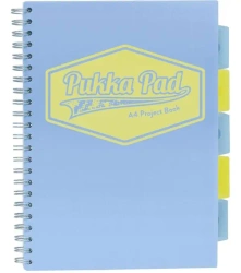 Kołozeszyt Pukka Pad A4 Project Book Pastel niebieski - Pukka Pads