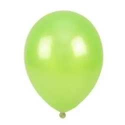 Balony metalizowane jasnozielone 25cm 100szt - Arpex