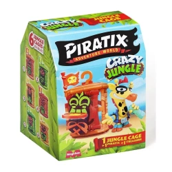 Piratix Crazy Jungle Klatka Kryjówka + Figurka 1szt.mix - Magic Box Toys Polska (L)